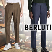 BERLUTI コットン スクリット キャロットパンツ スウェット 靴と