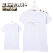 大人もOK！BALMAIN バルマン マイクロスタッズ ロゴTシャツ