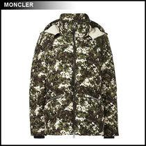 MONCLER Blanc カモフラージュ柄 フード付き ダウンジャケット