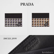 直営店買付☆PRADA☆プリントレザー カードケース