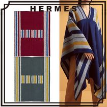 【日本未入荷】HERMES H バヤデール ポンチョ ブランケット 直営