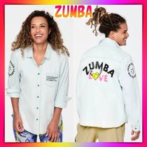 【ZUMBA】◆ズンバ◆男女兼用◆ボタンダウンシャツ◆