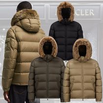 【MONCLER】Mayafショートダウンジャケット フード付き ファー