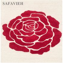 【SAFAVIEH 】高級ウール素材♪エレガントラグ Ivory Red 60x90