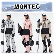 上下セット【MONTEC】Ski Snowboard Wear Women's ◆JK＆ビブ