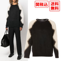 関税・送料込 SAINT LAURENT BLACK MOHAIR BLEND  セーター