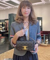 CELINE★トリオンフキャンバス ショルダーバッグ★関税込み