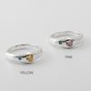 TATIANA 指輪・リング 韓国発【TATIANA】(SILVER925) Flower Draw Heart Cubic Ring(11)