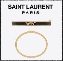 ★Saint Laurent★ オピウム ブレスレット パイソン メタル GOLD