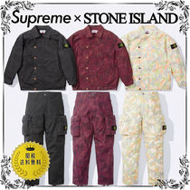 Supreme x Stone Island セットアップ カモ 3color/関税送料無料