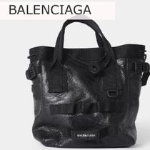 【22AW】BALENCIAGA ARMY アーミー ミニ トート バック レザー