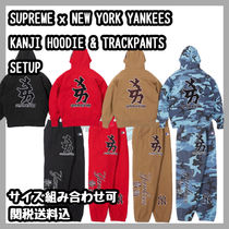 Supreme new york yankees kanji パーカー スウェットパンツ