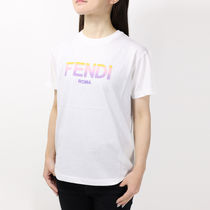 FENDI フェンディ ロゴT Tシャツ 半袖 クルーネック 大人も可