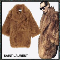 Saint Laurent《ダブルブレストコート》シアリング DHL発送 直営