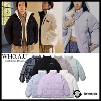 ●WHO.A.U●REVERSIBLE DUMBLE SHORT PUFFER リバーシブル 人気