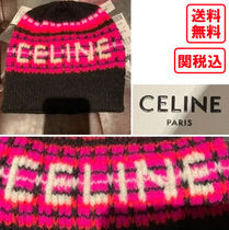 関税・送料込 CELINE スキージャカード ニット帽