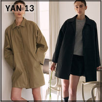 【YAN13】MODERN CASUAL LEATHER COAT 2color ■関税込■韓国