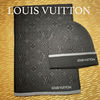 Louis Vuitton マフラー LOUIS VUITTON スーツにも合うマフラー  スカーフ 黒 モノグラム(2)