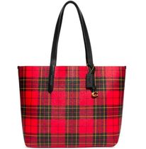 セールCoach Highlineハイラインプレイドチェック柄トートバッグ