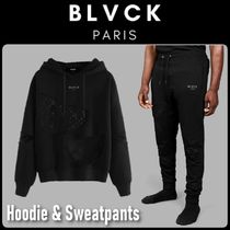 セットアップ★人気【BLVCK PARIS】モノグラム フーディ＆パンツ