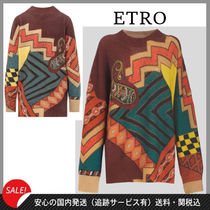 緊急セール【ETRO】パッチワークプリントセーター★送料関税込