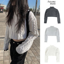 【Anyone more】Lobel half polar twist knit