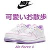 Nike ベビースニーカー 幼児用 お早めに!☆Air Force 1 "White/Fuchsia/ Pink"  8~16cm