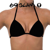 69SLAM☆PLAIN BLACK MOULD CUP BRA ビキニ 水着 ブラ