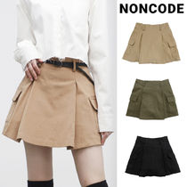 【NONCODE】Weevil cargo pleated skirt