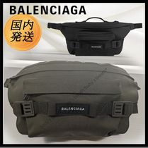 ユニセックス【国内発送★BALENCIAGA】ARMY ラージベルトバッグ