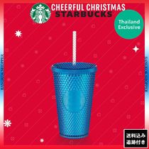 【STARBUCKS】クリスタルブルー スタッズ コールドカップ 16oz.