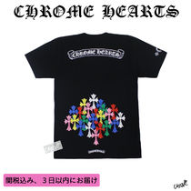 ＋クロムハーツ＋【Tシャツ/マルチカラー】◆セメタリークロス＋