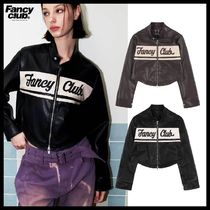 ●NASTYFANCYCLUB●BIKE CROP LEATHER JACKET 韓国人気 おしゃれ