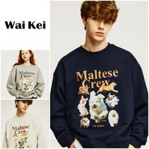 Wai Kei◆Maltese crew sweatshirts LE SSERAFIM着用