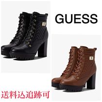 Guess☆GBG LASellia ☆レースアップ　ブロックヒールブーツ