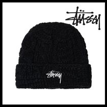 ★送料・関税込★Stussy★Stussy Knit Patchwork Beanie Black★