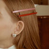 TATIANA ヘアアクセサリー 【TATIANA】Long Stick Hair pin SET HB2226〜バレッタ 2個SET(14)