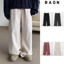 【BAON】[unisex] Hisson Corduroy Banding Wide Pants