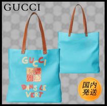 【国内発送★GUCCI】GUCCI DANS LE VERT ラージ トートバッグ