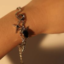 日本未入荷 Cute Things Commin' / Black gem cross bracelet