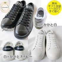 PRADA■【セール】国内発■シンプルレザー スニーカー