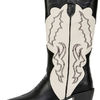 PORTERNA ミドルブーツ 【PORTERNA】Embroidery Cowboy Boots(6)