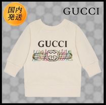 【国内発送★GUCCI】〔ベビー〕プリント入 スウェットシャツ