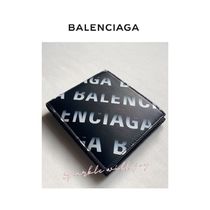 BALENCIAGA バレンシアガ 二つ折り財布 ブラック