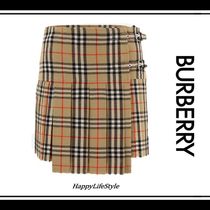 ひとめぼれ♪◇Vintage Check スカート◇Burberry