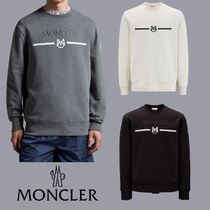 【MONCLER】カジュアル スウェット ロゴ入 フリース シャツ ３色