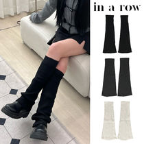 【in a row】Fit Ribbed Leg Warmer