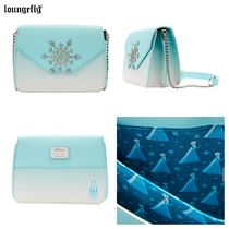 【Launge Fly】Exclusive-Elsa Snowflake Glitter Crossbody Bag