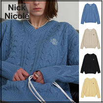 【NICK&NICOLE】23SS OVERSIZE V NECK KNIT ■MAMAMOO着用■