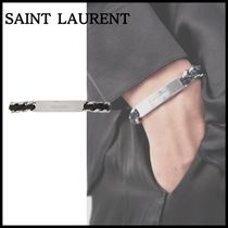 【SAINT LAURENT】サンローラン カーブチェーン ブレスレット